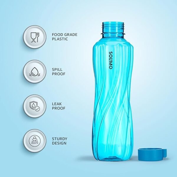 Solimo 1000 ml Plastic Water Bottle