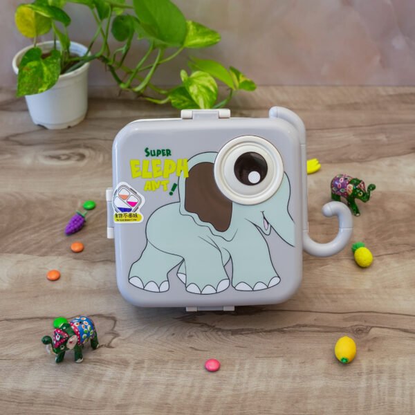 Elephant Square Lunch Box