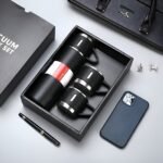 Double Wall Vaccum Flask Set Thermo 500ml Vacuum Insulated Bottle - Image 2