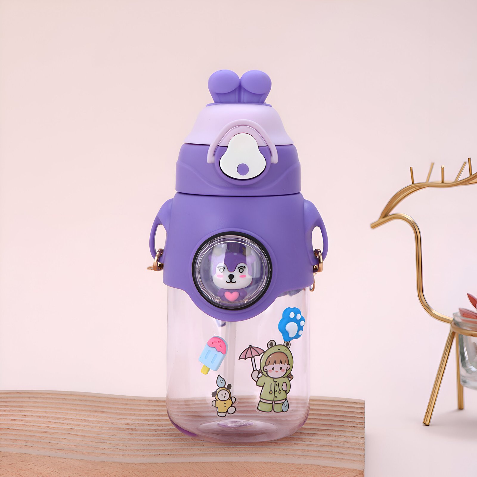 3-1-scaled-2.jpeg Cute Water Bottles With Straw and Sticker pack - Image 3