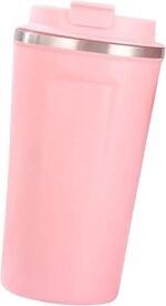Insulated Cup, Pure Color Compact Portable Insulated Coffee Mug for Office (510ml) - Image 2
