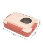Lunch Box 800 ml Leak Proof Insulated Stainless Steel Tiffin Box with Multiple Compartments for Kids, Office, School & College - Image 9