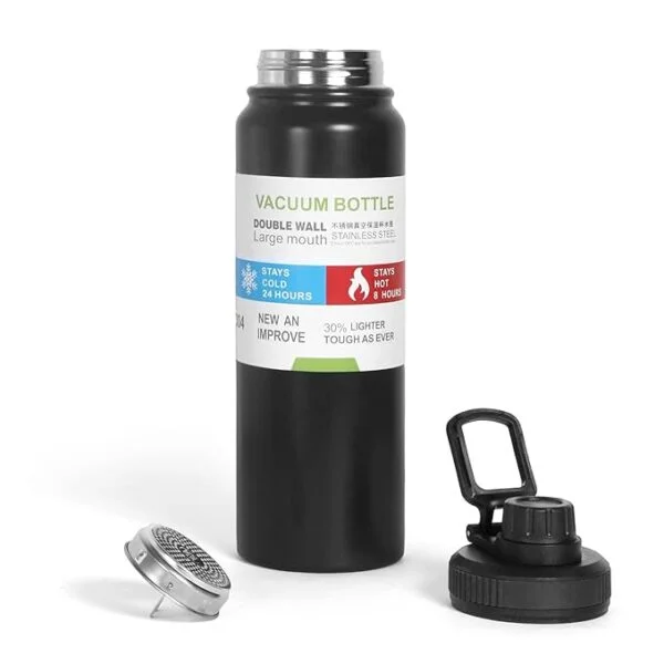 61YLuZ1dWBL._SX679_-600x600-1.webp Double walled thermos bottle stainless steel matte black colour 1000ML - Image 6