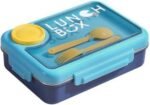 Leakproof Bento Box, Detachable Stainless Steel Tray for Warm Water Insulation 3 Containers Lunch Box  (750 ml) - Image 10