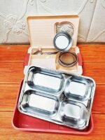 Lunch Box 800 ml Leak Proof Insulated Stainless Steel Tiffin Box with Multiple Compartments for Kids, Office, School & College - Image 11