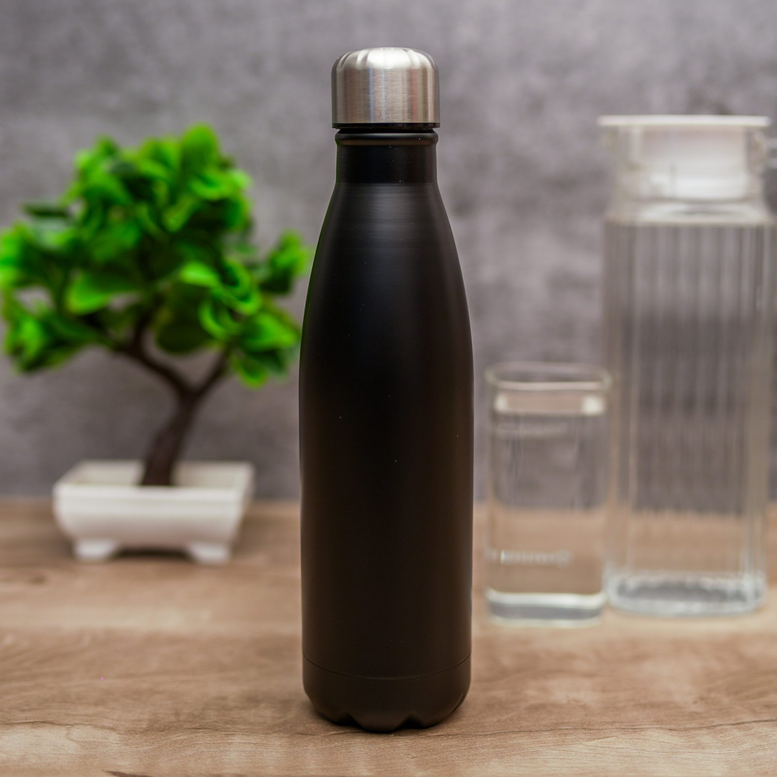 DSC08211-scaled-1.jpg Stainless Steel Vacuum Insulated Water Bottle with Small Mouth, Customised Gift Item Portable Outdoor Sports Bottle, Anti-Scald Mug, 500ml - Image 1