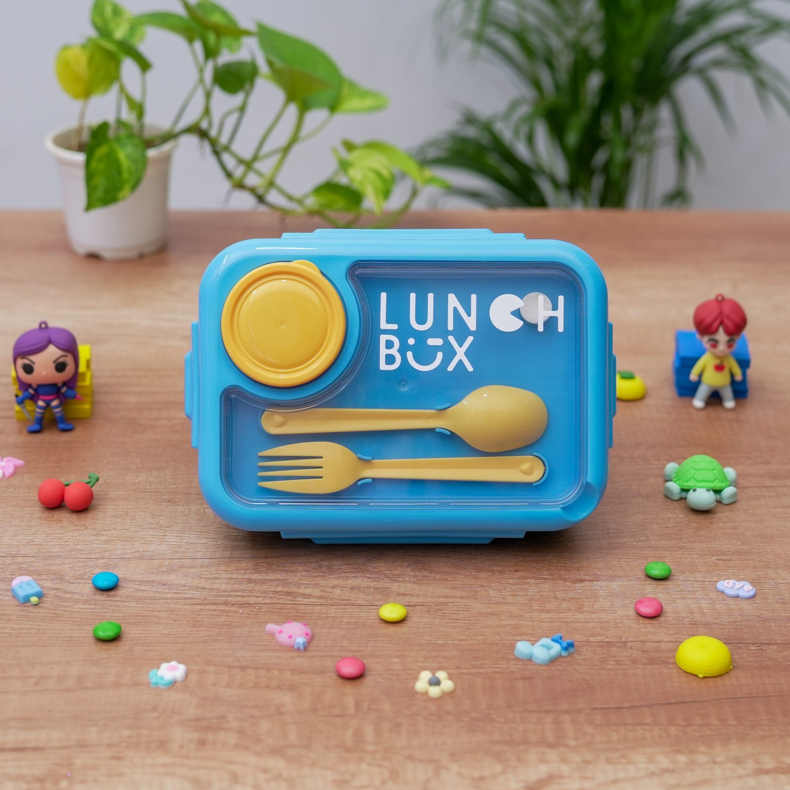 DSC08553-scaled-1.jpg Leakproof Bento Box, Detachable Stainless Steel Tray for Warm Water Insulation 3 Containers Lunch Box  (750 ml) - Image 5