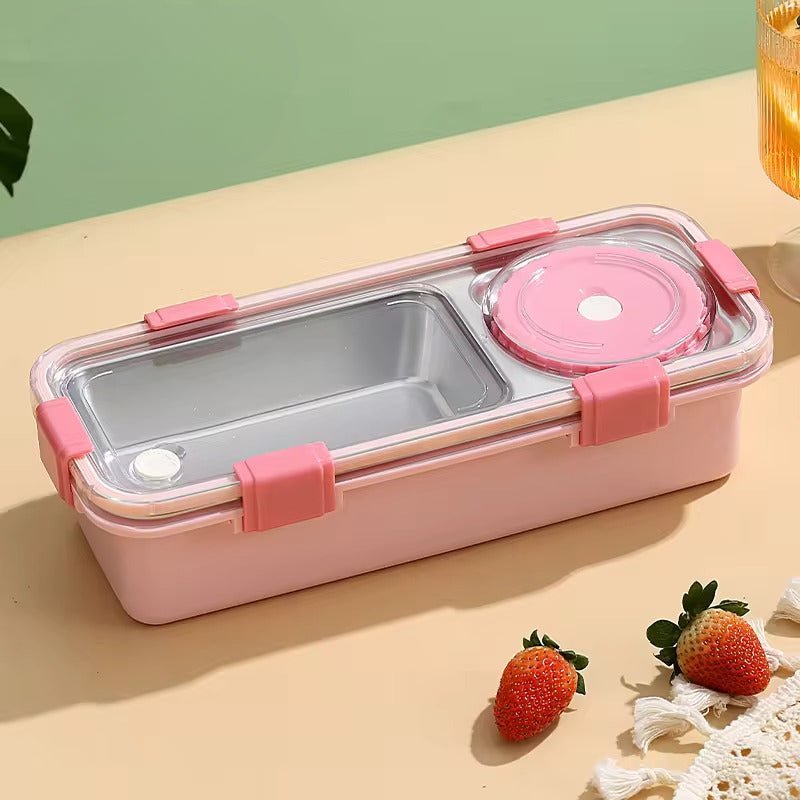 H9dbfb8dc6b2641fcbcdf56a916acc563E_cleanup.jpg Lunch Buddy Stainless Steel Bento Lunch Box- For Solid Foods - Image 8