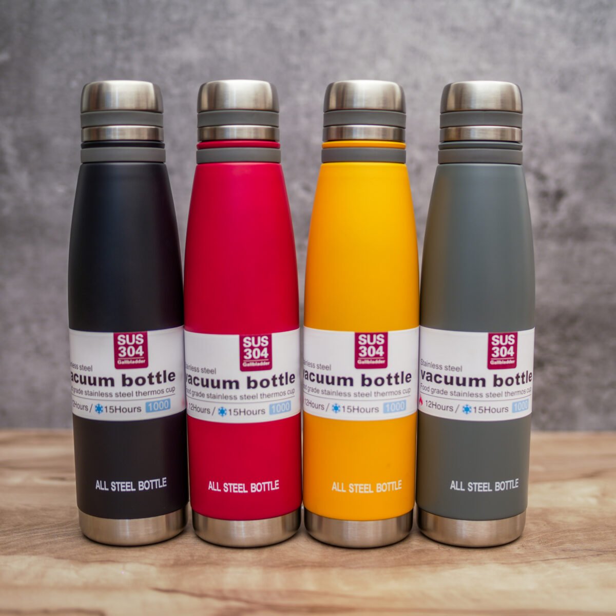 Vaccum insulation cola bottle | Stainless Steel Water Bottle with Smooth Rubber Finish | Keeps Contents Cold/Warm Upto 6-12 Hours | Thermos Bottle | BPA Free | Gym | Office | Home | Travel - Image 1