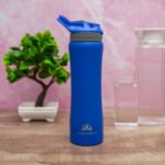 Summit Triple Insulated Stainless Steel Water Bottle with Flip Straw, - Image 4