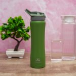 Summit Triple Insulated Stainless Steel Water Bottle with Flip Straw, - Image 2