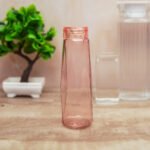 Diamond Glass Water Bottle, Airtight Cap,Clear,Swing Top Flip Top Bottles for Fridge,Storage,Beverages,Smoothies,Soda,Juice,Water, Milk - Image 2