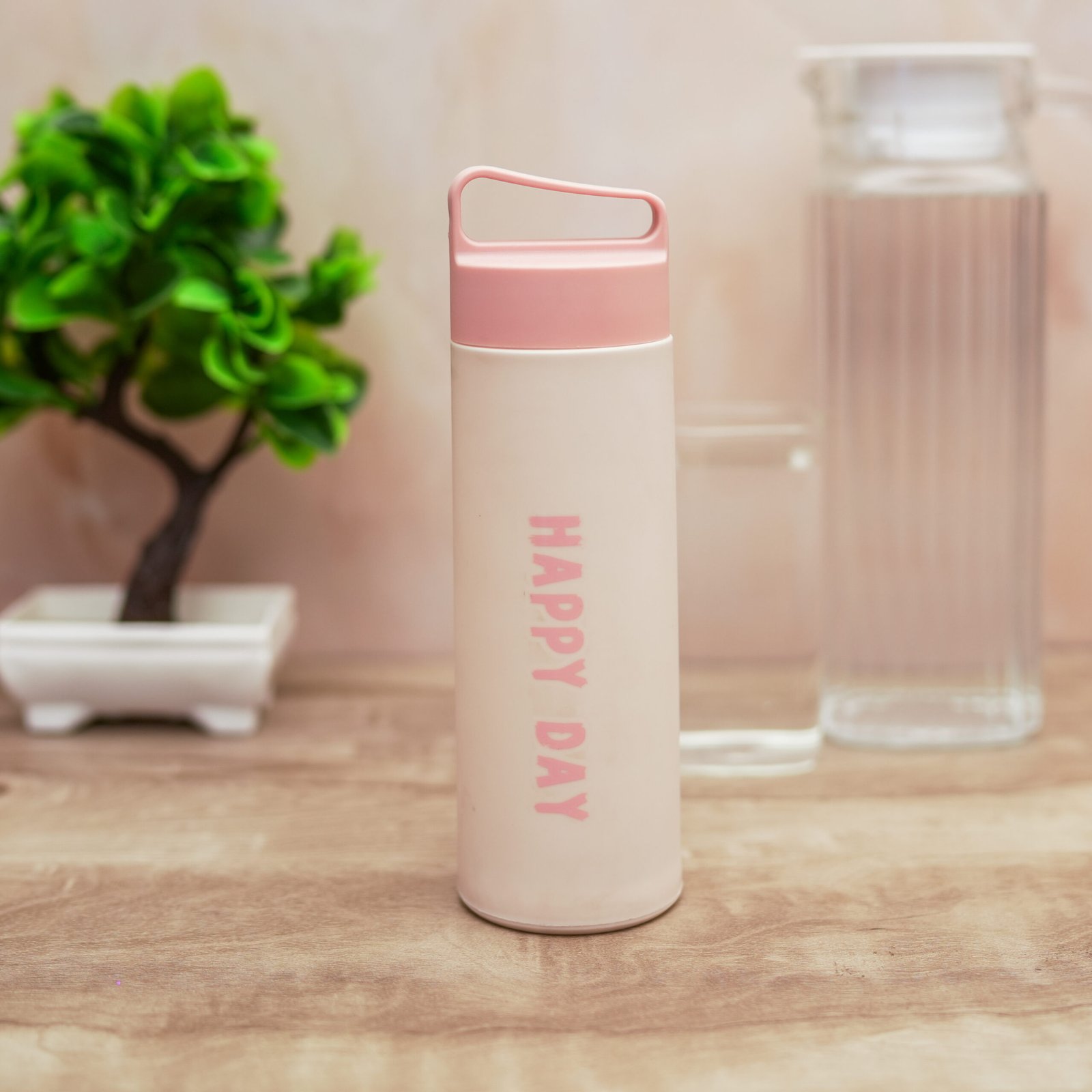 DSC08293 PP Covered Glass Bottle with Thermal Heat Proof Sleeve Leak Proof Bottle Mug for Kids Travel Cup Birthday Return Gift for Kids - Image 2