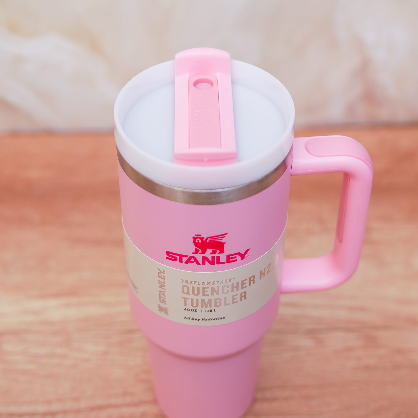 DSC09183 Pink Stanley tumbler - The Quencher H2.O FlowState™ Tumbler - Image 2