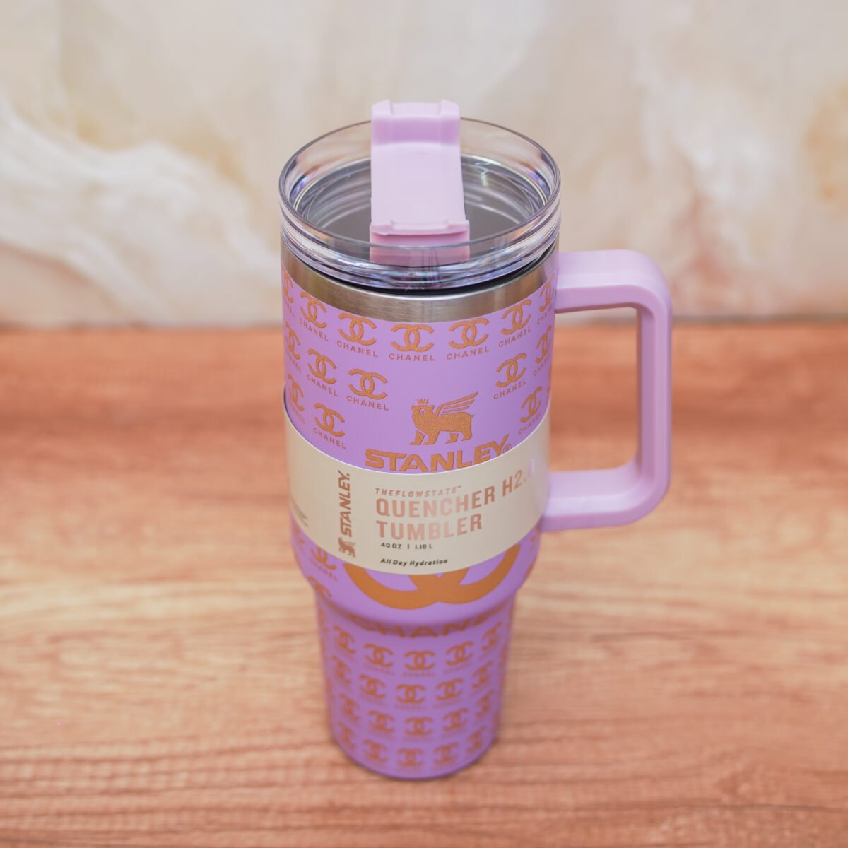 Chanel x Lilac Stanley tumbler - The Quencher H2.O FlowState™ Tumbler - Image 2